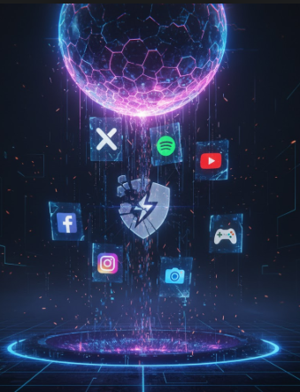 Imagen de Y Cae gran parte del internet en el mundo!!! Redes sociales muy importantes como X y truthsocial tambien fallan en su servicio. La causa es la caida de Cloudflare empresa que brinda servicios de red a una inmensa cantidad de sitios en el mundo. 